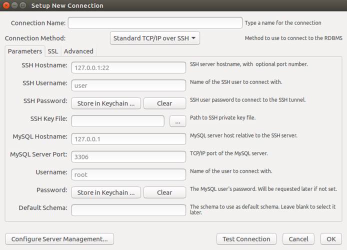 MySQL Workbench Connection